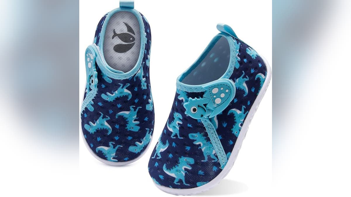 Plan on hitting the beach this summer? Bring along some baby water shoes.