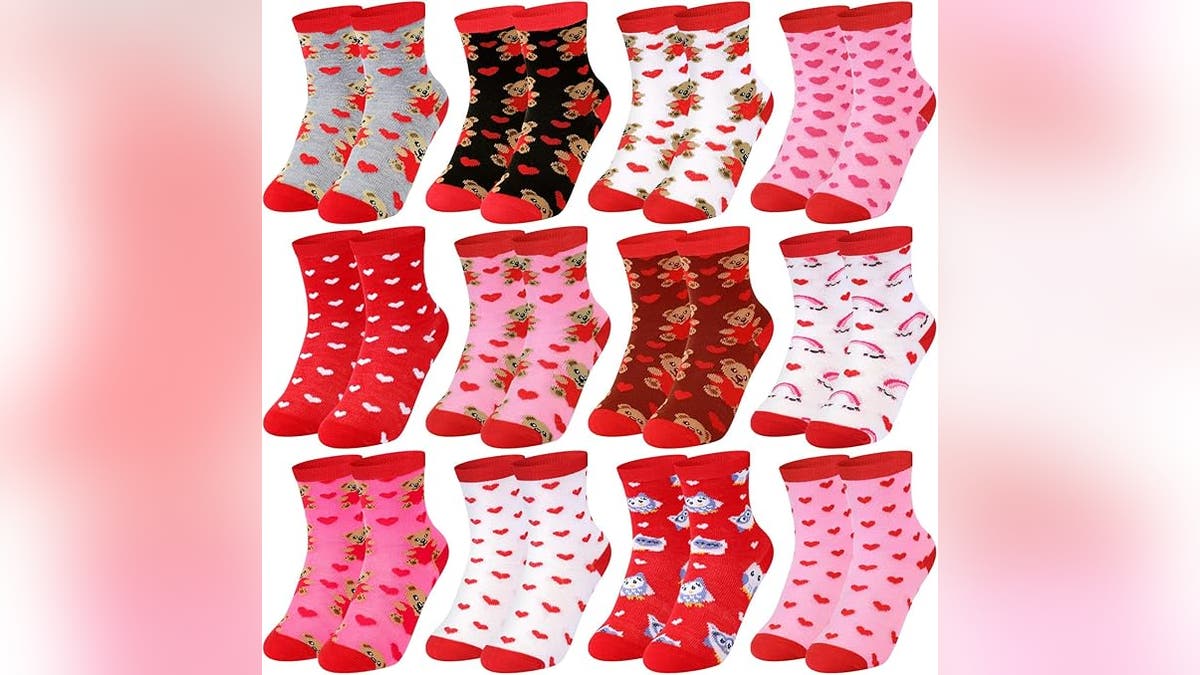 Socks are a subtle way to celebrate the holiday and go with any pants or leggings look.