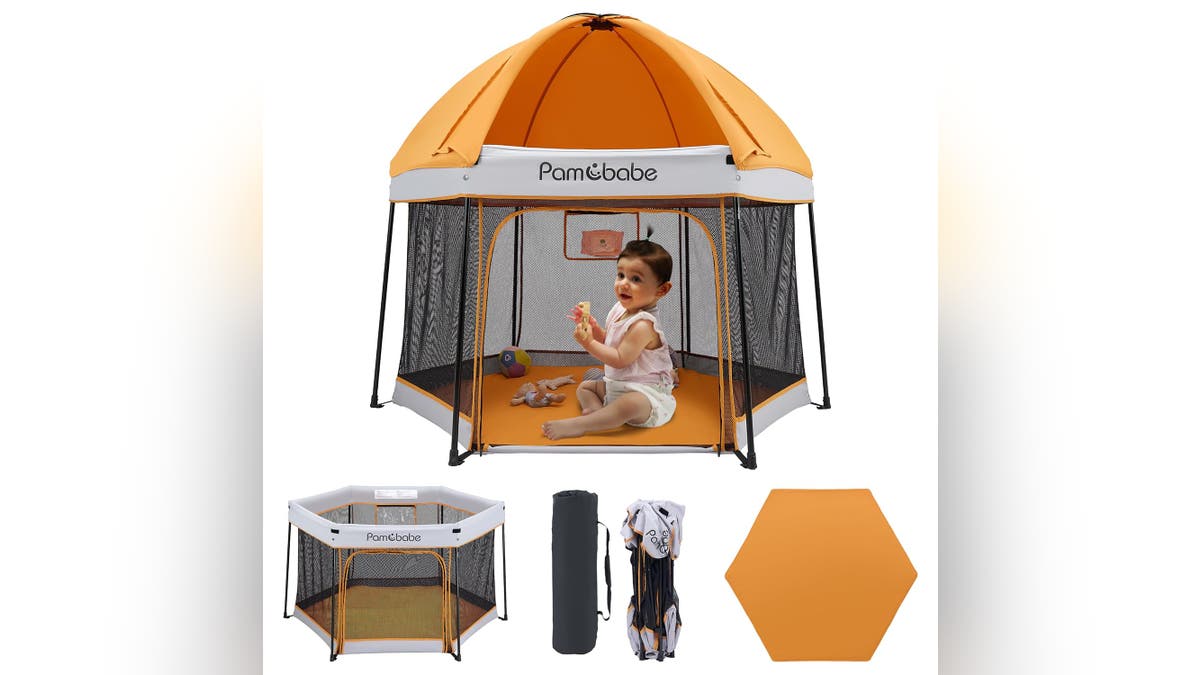 Create a safe, fun place for your baby to play.