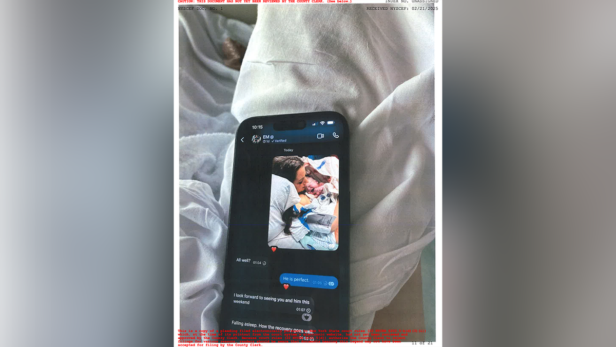 Photo exhibits included in court documents