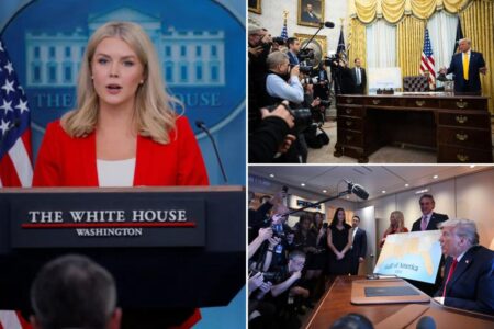 Karoline Leavitt announces White House will assume direct control of daily press pool after AP loses in court