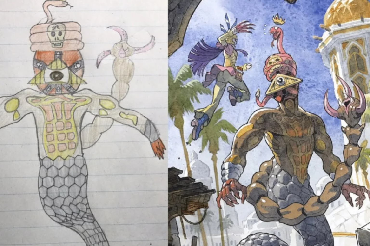 Why a Professional Artist Spent Years Recreating His Sons’ Drawings