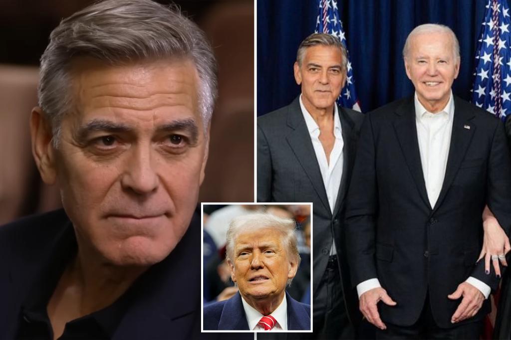 Trump slams George Clooney’s ‘60 Minutes’ interview as ‘puff piece’: ‘Second-rate movie star’