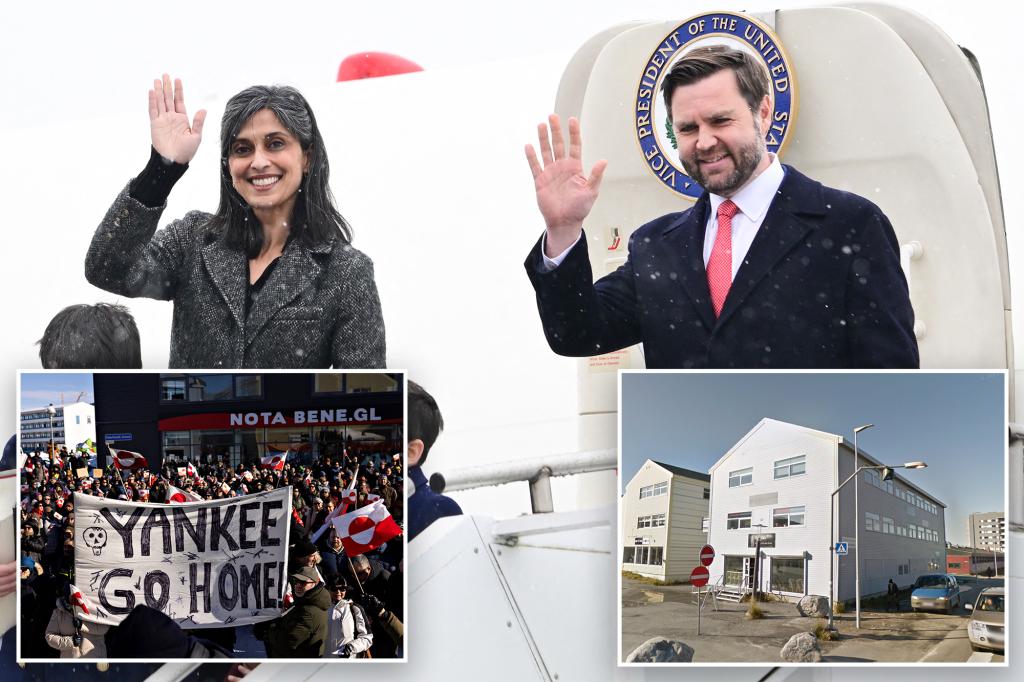 Greenland business rescinds invitation to host second lady Usha Vance during trip