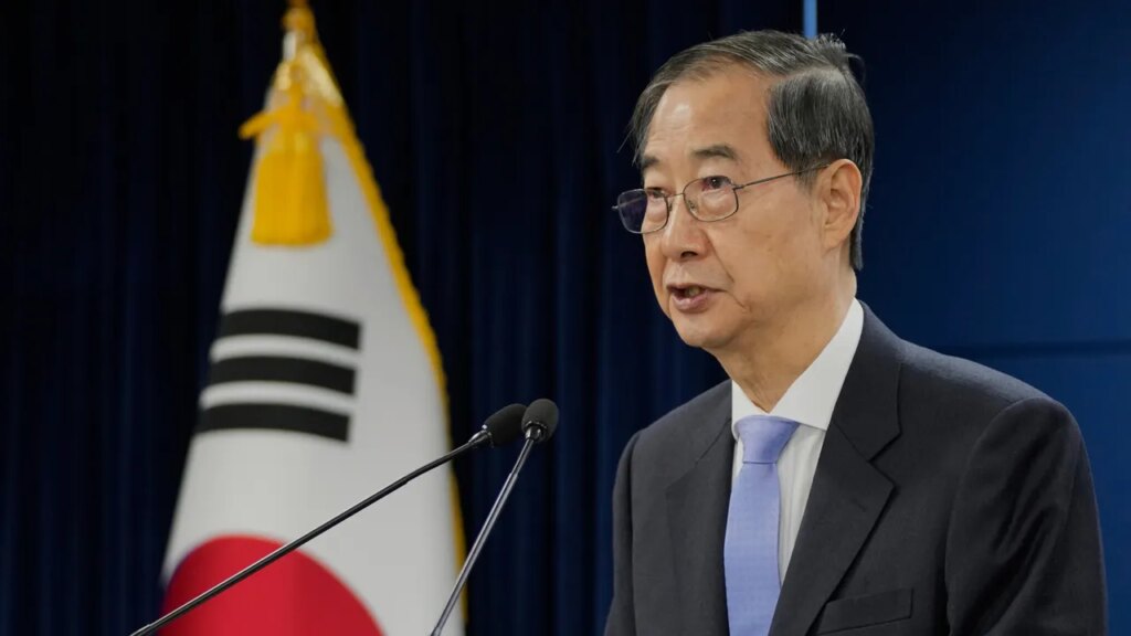 South Korean PM Han Duck-soo reinstated as acting president after impeachment overturned