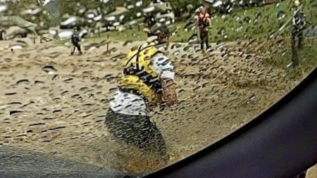 WATCH: Hero cop rescued from Hurricane Helene flash flood, immediately helps injured man: 'It's what we do'