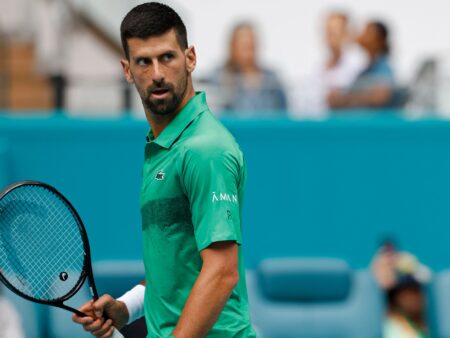 With Messi watching at Miami Open, Djokovic reaches 100th final