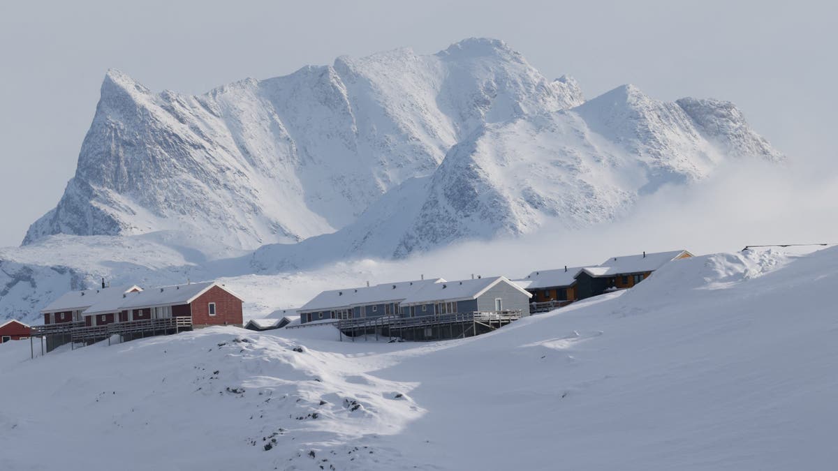 Houses in Nuuk, Greenland, March 27, 2025. Reuters/Leonhard Foeger/File Photo