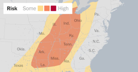 1 Dead as Severe Storms Threaten Texas to the East Coast With Tornadoes and Hail