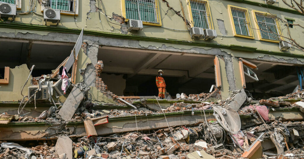 Myanmar Earthquake Toll Surpasses 1,600 Dead Amid Search for Survivors