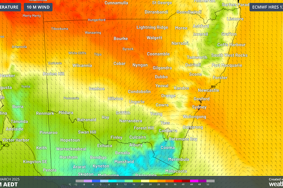 Temperatures today will reach 37 degrees across NSW.
