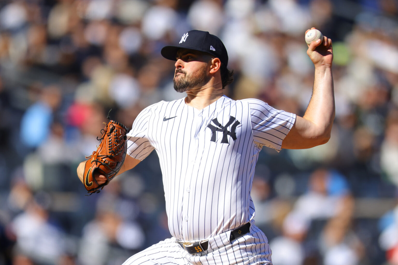 Wife of Yankees Ace Carlos Rodon Makes Hilarious Comment Following His Opening Day Start