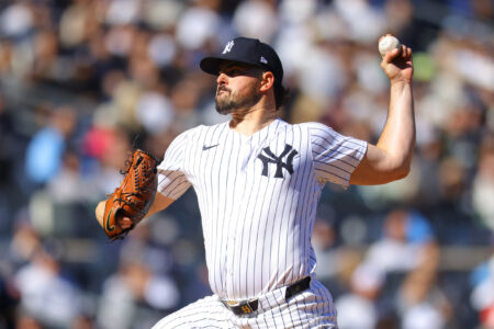 Wife of Yankees Ace Carlos Rodon Makes Hilarious Comment Following His Opening Day Start