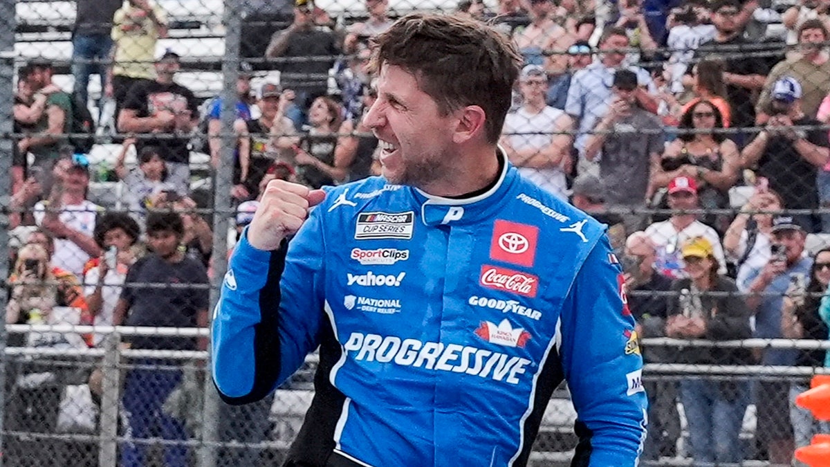 Denny Hamlin fist pump