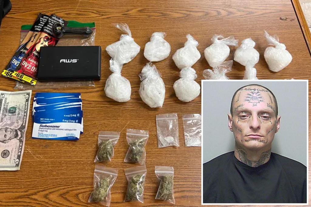 Tatted up Florida man found with meth hidden in his underwear tells cops ‘there’s nothing wrong with drugs’