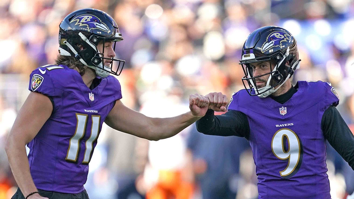 Justin Tucker and Jordan Stout
