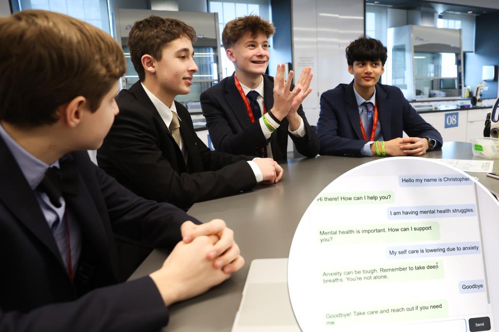 Long Island students design ‘buddy bot’ that offers surprising twist in battle to make social media safer for kids