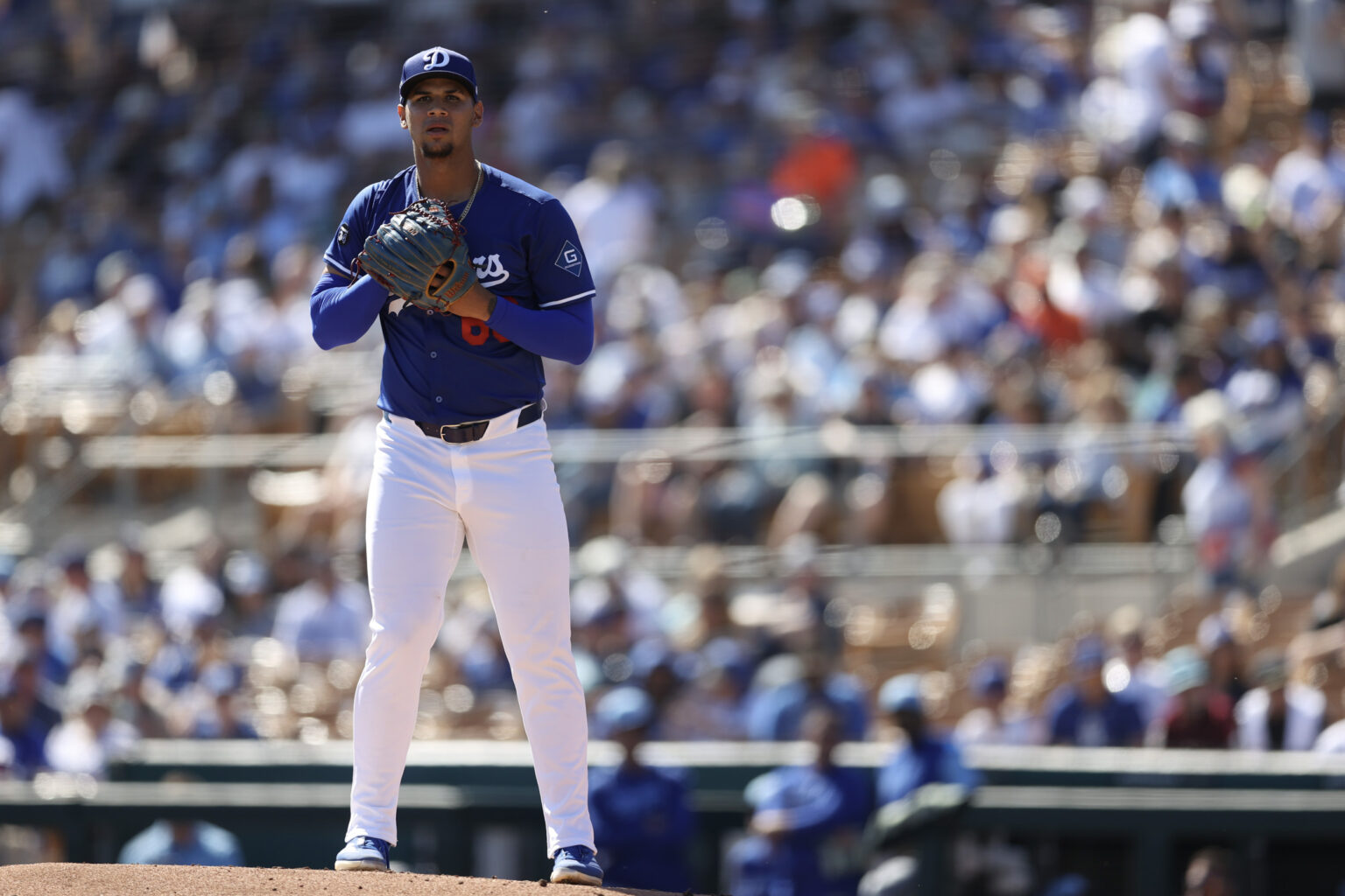 Dodgers’ Edgardo Henriquez in Walking Boot, Will Miss Opening Day With Foot Injury