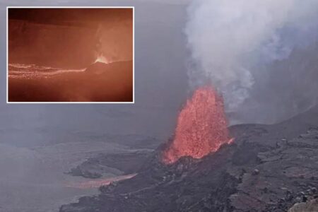Hawaii’s Kilauea volcano wows with lava fountains during latest eruptive episode