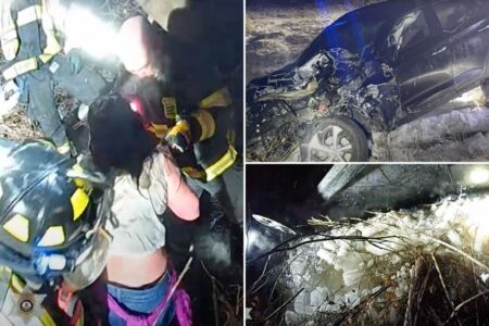 Colorado women saved after vehicle crashes, flips over into freezing water