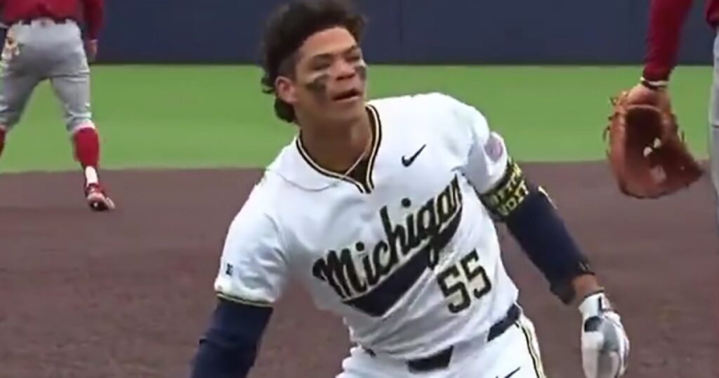 University of Michigan Baseball Player Apologizes For Mimicking Cocaine Use in Wild Celebration