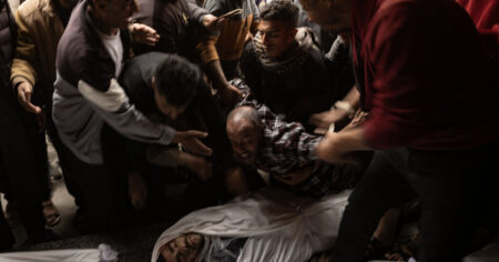 Israeli Airstrike in Gaza City Leaves Many Dead, Health Officials There Say
