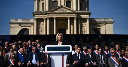 Marine Le Pen’s ‘Witch Hunt’ Talk Echoes Trump. Will It Work in France?