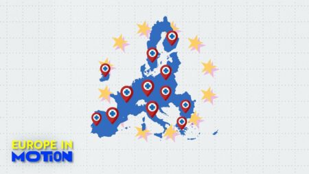Which EU regions have the lowest and highest hospital concentration?
