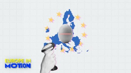 How much did the price of eggs change in the EU?