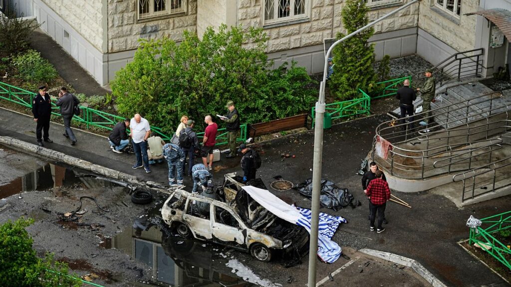 Russia detains suspect in car blast that killed top general