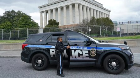 Secretary Burgum swears in DJ Daniel as honorary US Park Police officer: 'Inspired the nation'