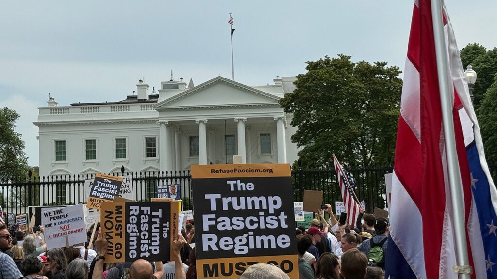 Protesters target Trump admin policies with march to White House, demonstrations throughout country