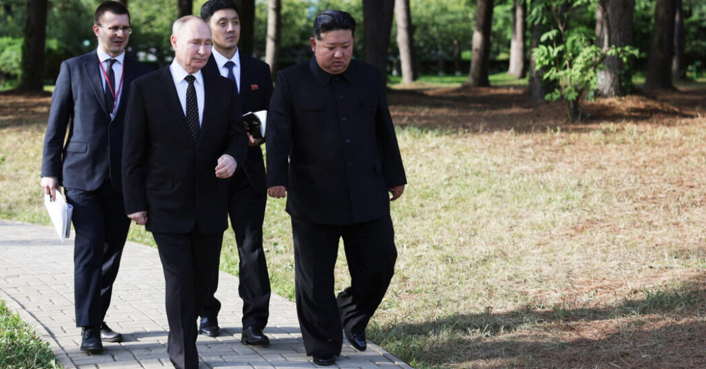 Russia’s Putin Thanks Kim for North Korean Troops Fighting in Kursk