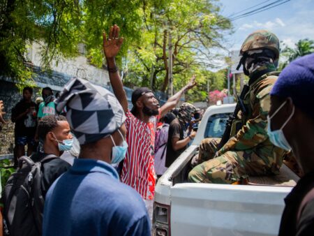 Fed up with surging gang violence, thousands of Haitians hit the streets