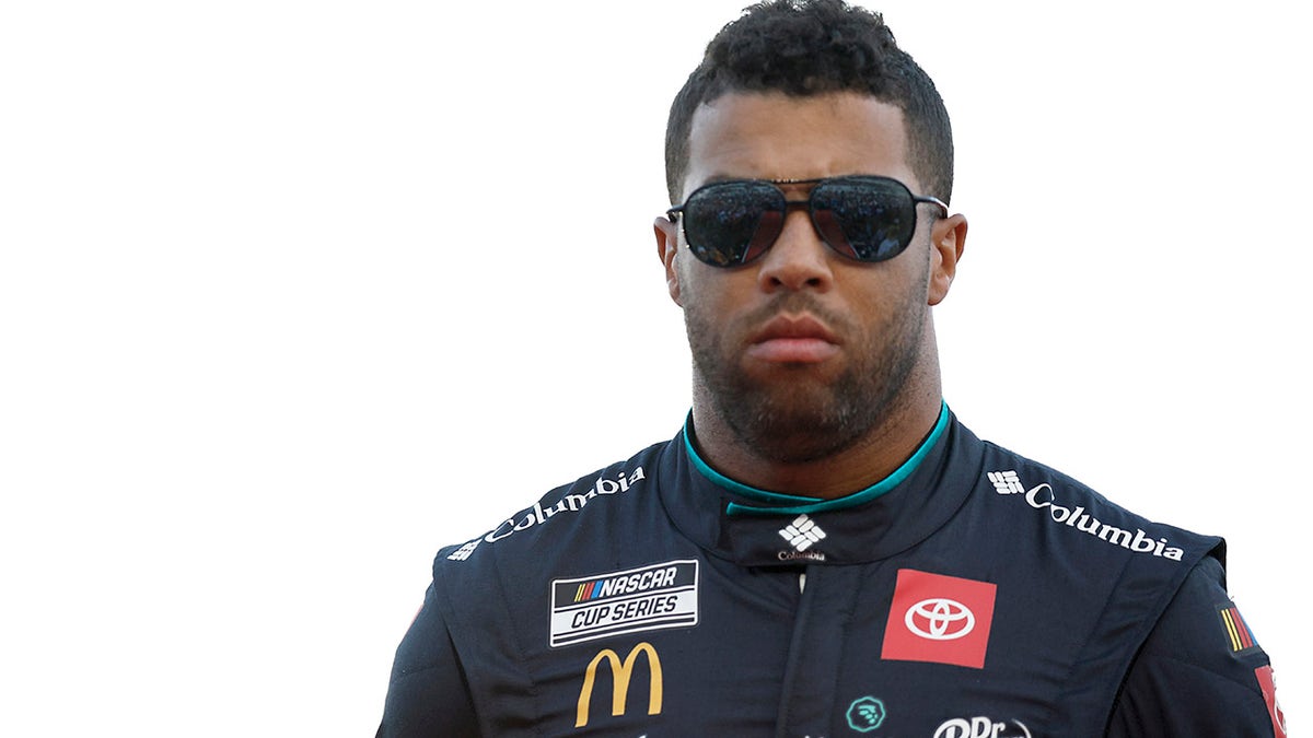 Bubba Wallace walks