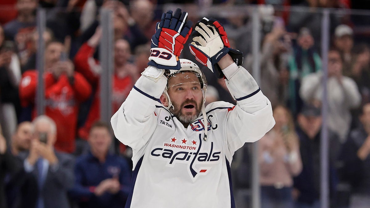 Alex Ovechkin in disbelief