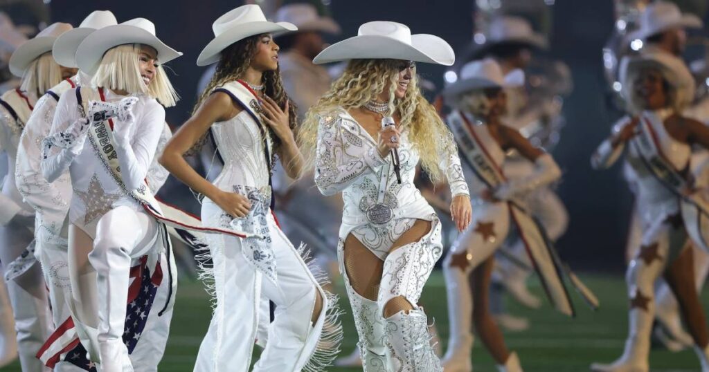 Beyonce Joined by Daughters Blue Ivy, 13, and Rumi, 7, Onstage at ‘Cowboy Carter Tour’