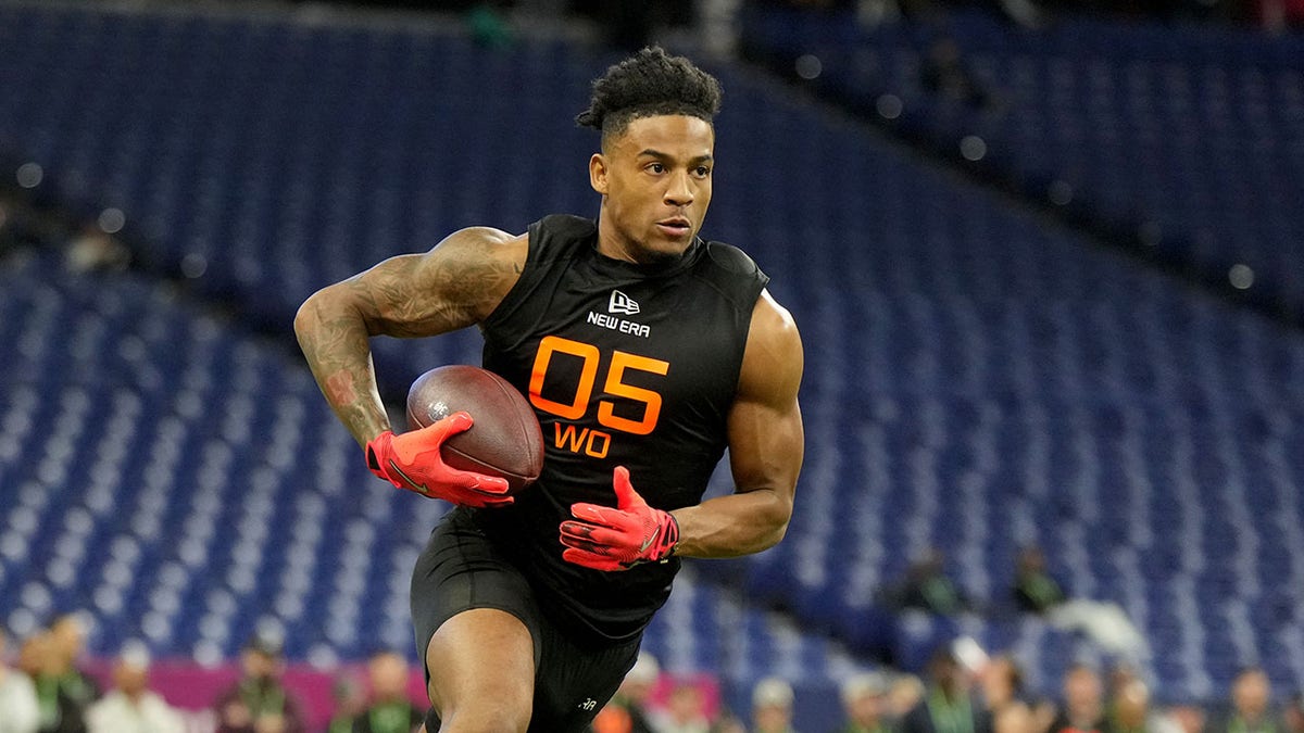Isaiah Bond at combine