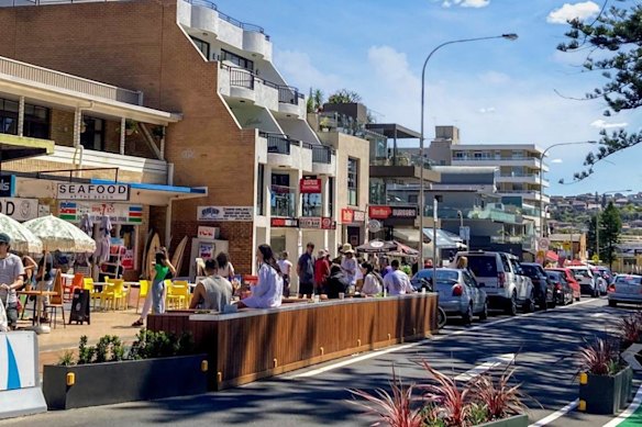 The Strand in Dee Why prioritises people over cars.