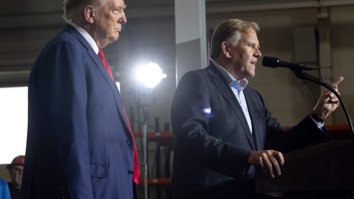 Donald Trump and Mike Rogers