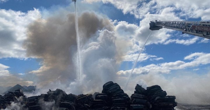 Fire breaks out on grounds of steel plant northeast of Montreal