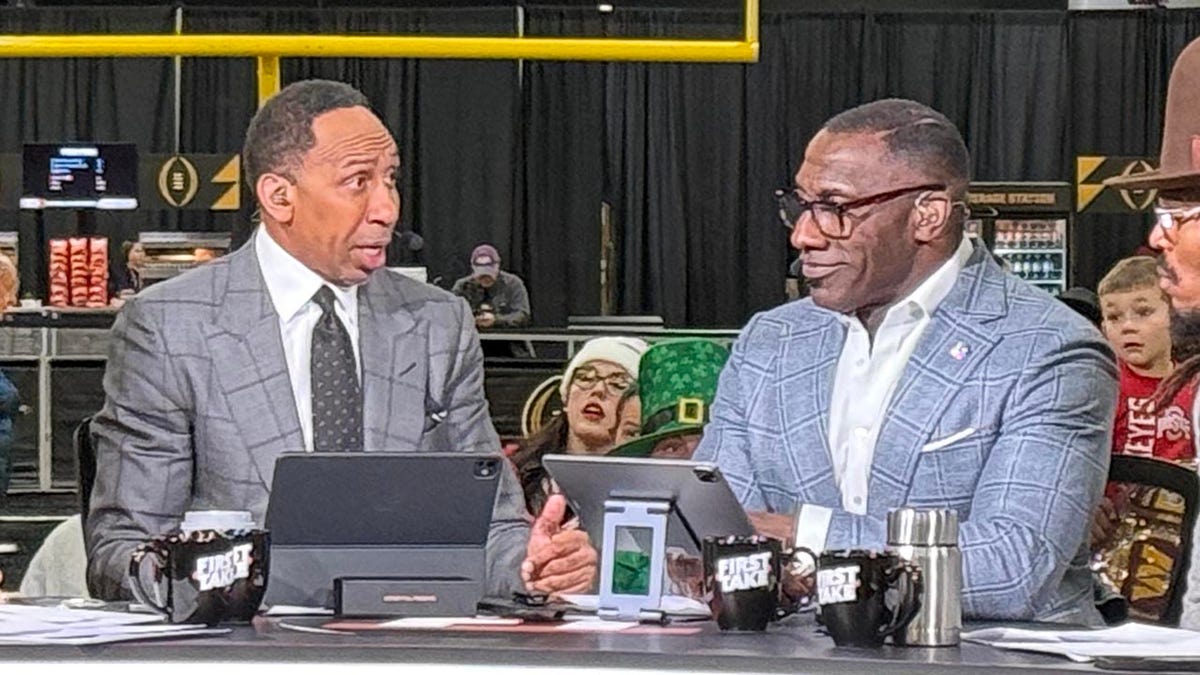 Stephen A. Smith and shannon Sharpe