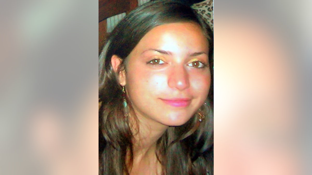 A close up of Meredith Kercher