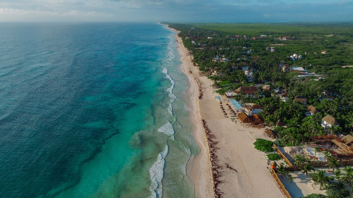 Playa del Carmen, Mexico, coastline