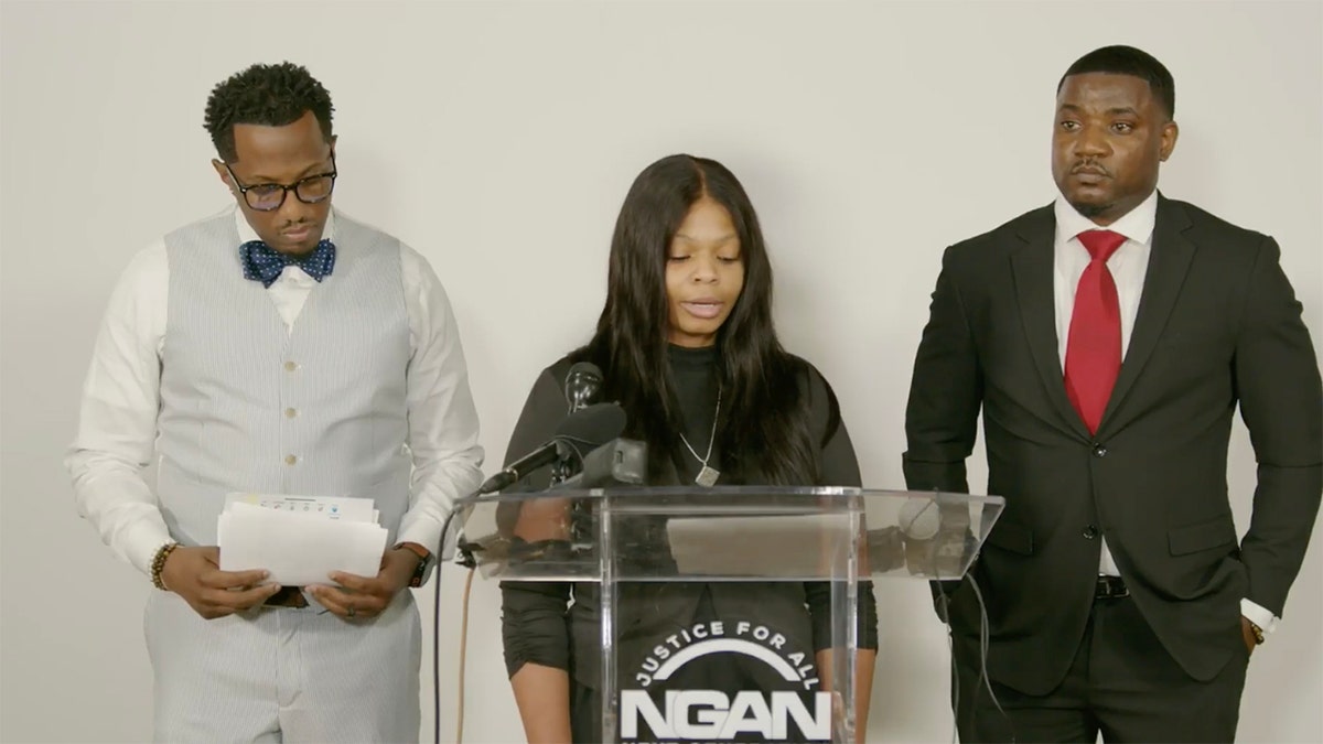 Kayla hayes speaks at press conference about son Karmelo Anthony