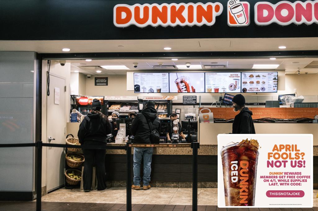 April Fools’ Day 2025 food deals and freebies: No joke discounts from Dunkin’, Burger King and more