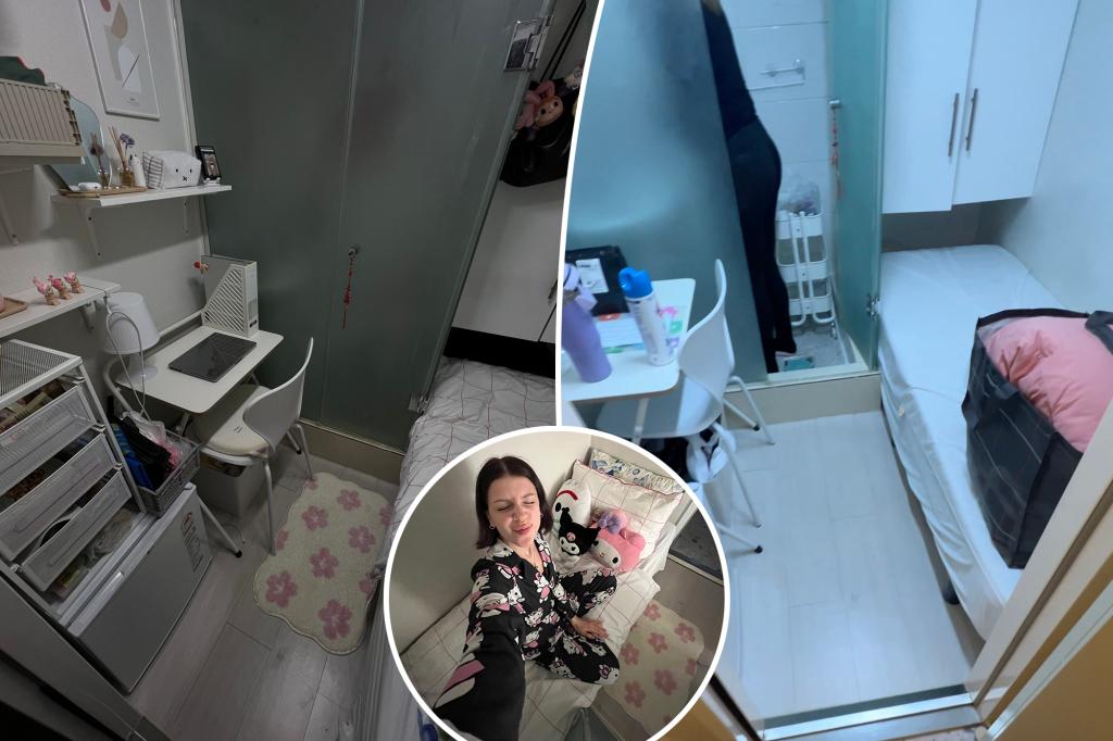 Grad student lives in a closet-sized micro-apartment — and finds the ‘minimalist lifestyle liberating’
