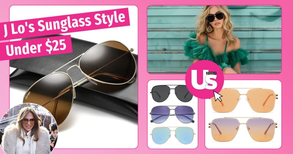 How To Copy J.Lo’s Designer Sunglasses Style With 5 Alternatives $25!