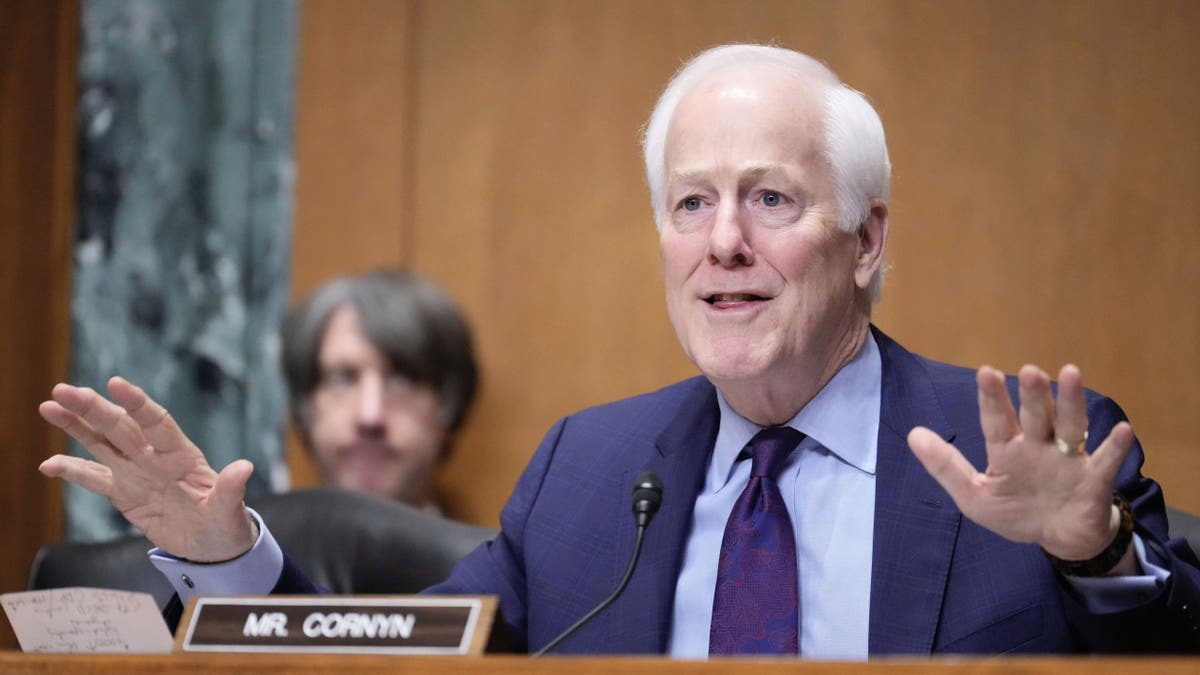John Cornyn closeup shot