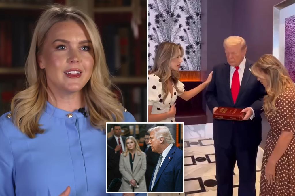 Trump battled ‘evil forces’ on campaign trail in ‘spiritual warfare,’ Karoline Leavitt says